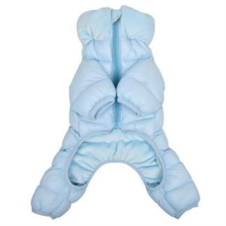 Puppia VELOUR SOFT ALLINONE JUMPER Sky Blue Köpek Tulumu