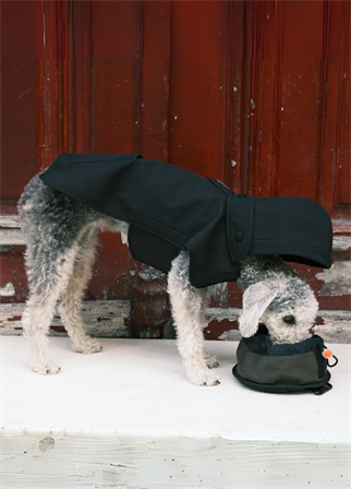 St. Pia Pluvio Raincoat Black Köpek Yağmurluk