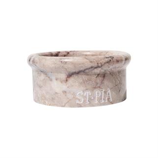 St. Pia Marbowl Fig Köpek Mermer Mama ve Su Kabı