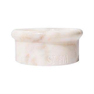 St. Pia Marbowl White Köpek Mermer Mama ve Su Kabı