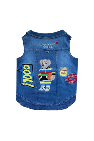 T-TOFF Ayıcıklı Kot Ceket