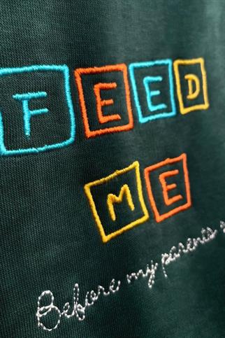 Tailless Feed Me Köpek Sweatshirt