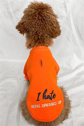 Tailless I Hate Being Dressed Up Köpek Sweatshirt