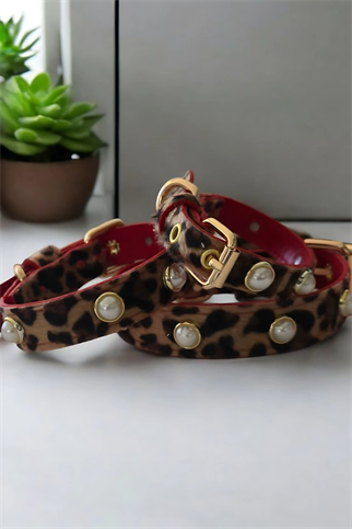 The Tailor Dogs Leopar Boyun Tasması 