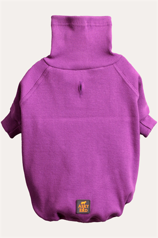 Turtleneck Tshirt | Royal Plum