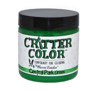 Warren London Critter Color Central Park Green Köpekler için Geçici Tüy Boyası Yeşil