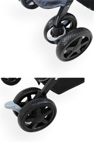 Zampa Nova Kedi ve Köpek Arabası Pembe 52x76.5x95 cm