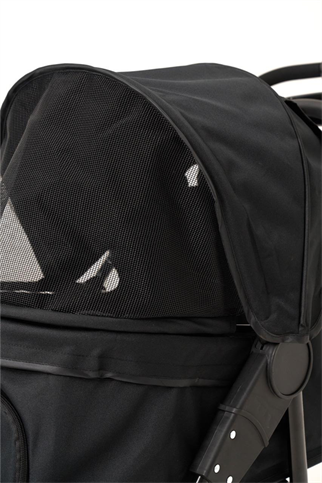 Zampa Ricciardo Kedi & Köpek Arabası Siyah 54X104X101cm