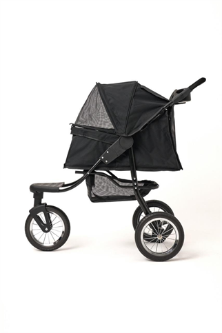 Zampa Ricciardo Kedi & Köpek Arabası Siyah 54X104X101cm