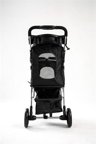 Zampa TriBoro Kedi & Köpek Arabası Siyah, 45x80x90cm