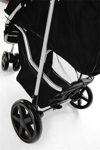 Zampa TriBoro Kedi & Köpek Arabası Siyah, 45x80x90cm