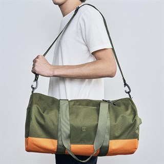 Zee.Dog Human Green/Orange Duffle Çanta