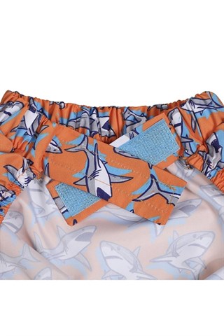 ZiggyDog Köpek Deniz Yüzme Şort-Mayo Köpekbalıklı