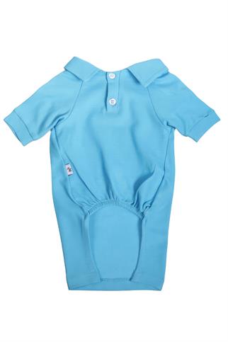 ZiggyDog Mavi Polo Köpek Tişörtü