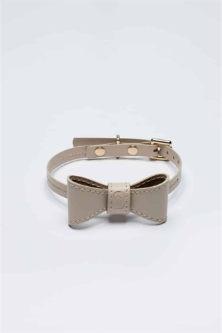 Zoe Pet Atelier Boyun Tasması Mini - Bej 