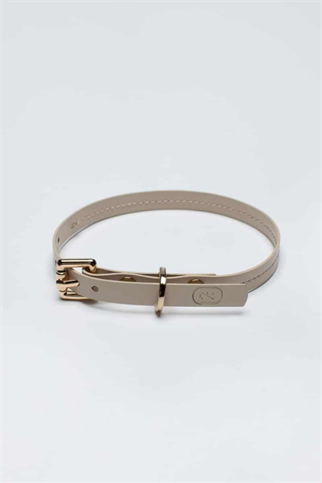 Zoe Pet Atelier Boyun Tasması Mini - Bej 