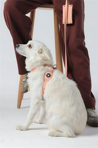 Zoe Pet Atelier SOFT TOUCH CROSS HARNESS Pembe XS