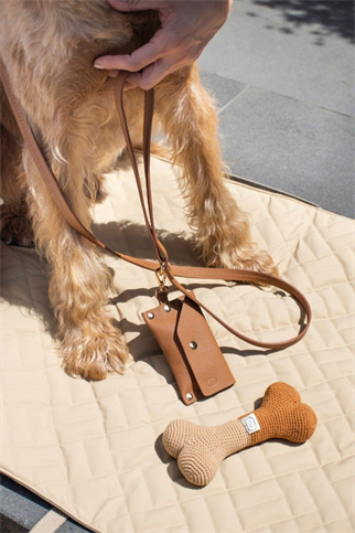 Zoe Pet Atelier YUMUŞAK DOKUNUŞLU KAHVERENGİ TASMA