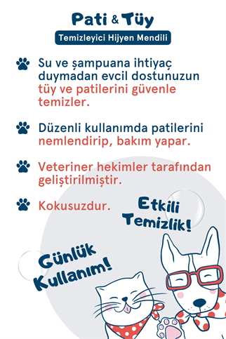 Zozo Cares Paw & Feather Cleaner Hygiene Wipes 50 pcs