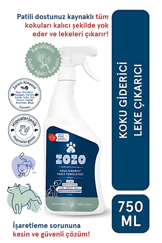 Zozo koku giderici yüzey temizleyici sprey 750ml