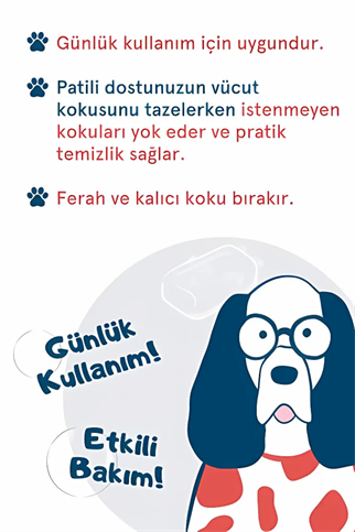 Zozo köpek parfümü spreyi beyaz sabun kokusu