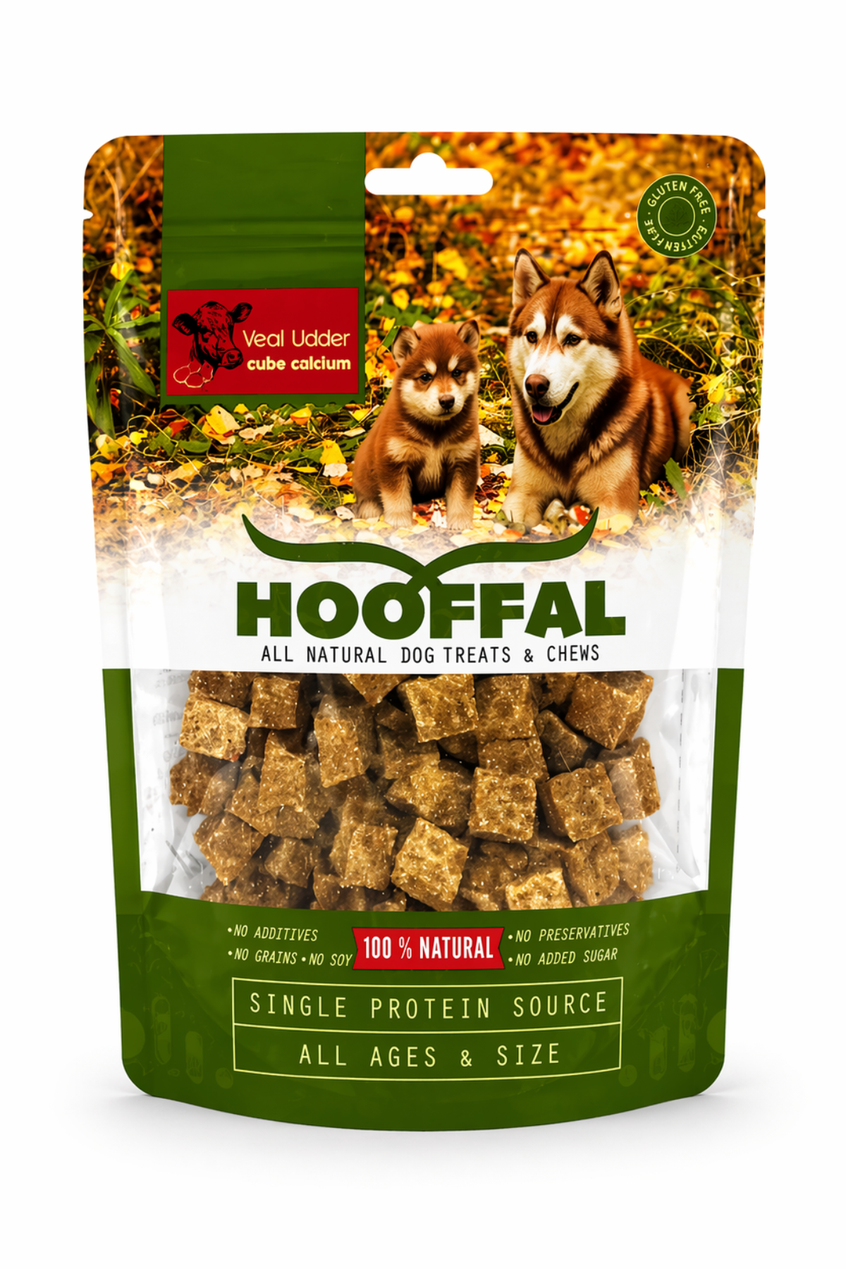 Hooffal Köpek  Ödül Maması Dana Meme Küp Kalsiyum