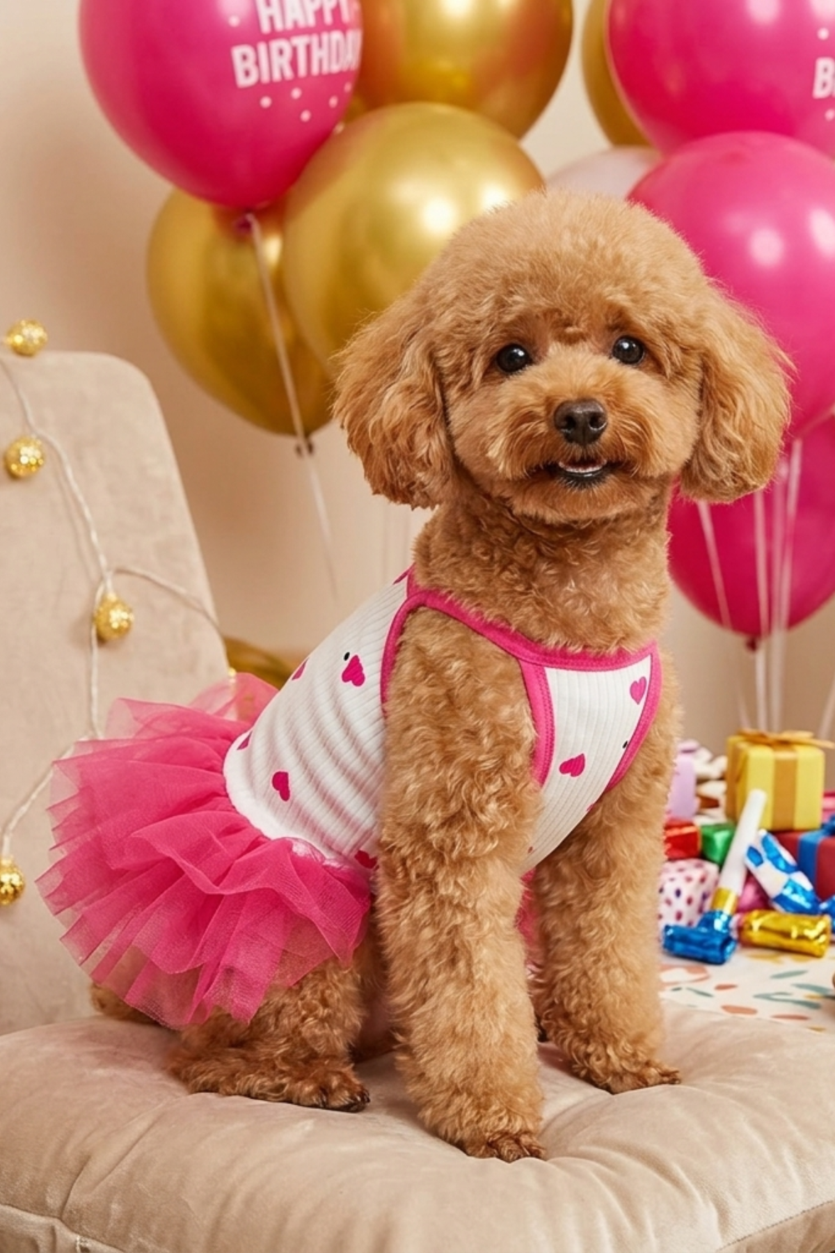 Gedyco Love Pembe Tütü Köpek Elbise
