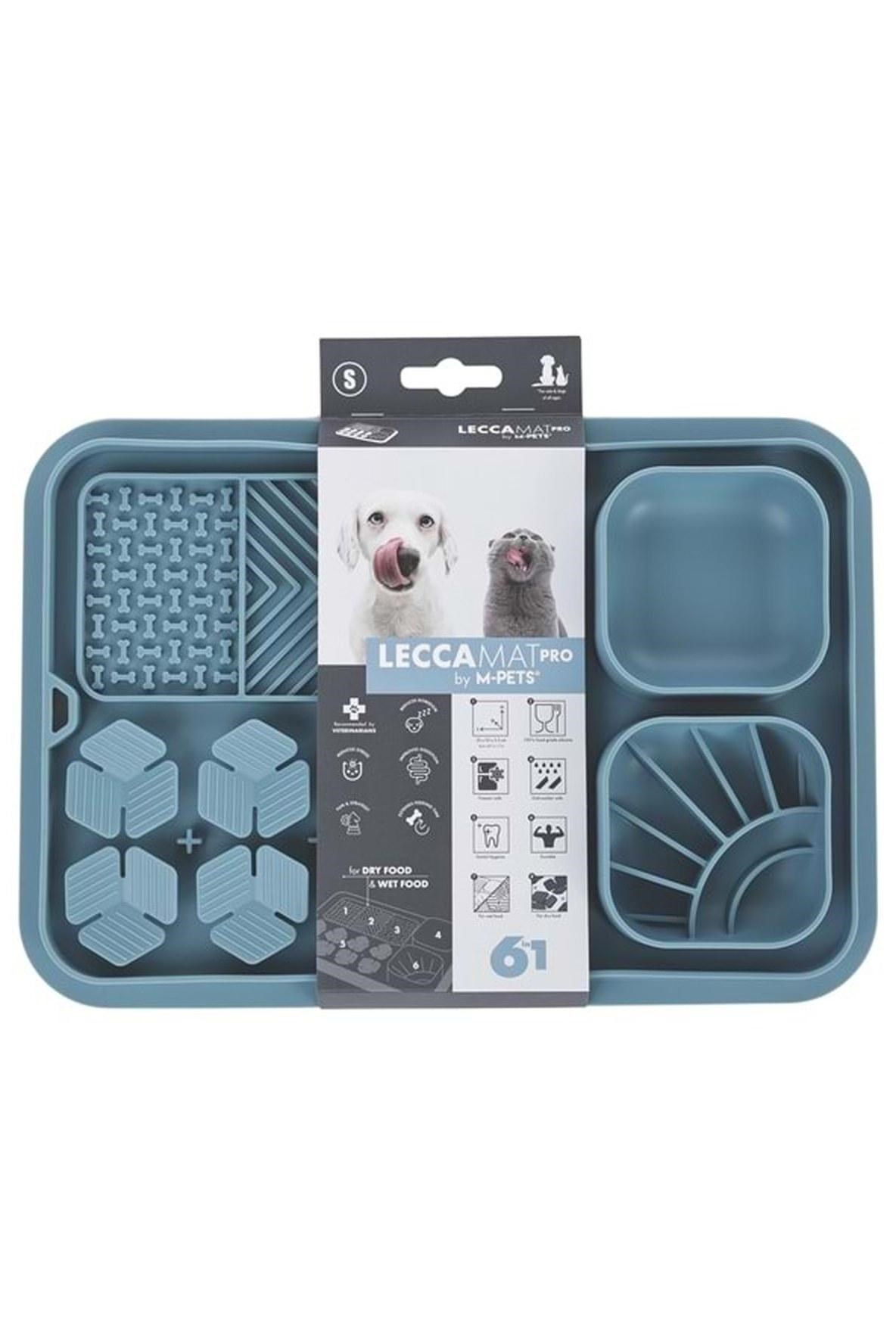 M-Pets Lecca Pro Köpek Yalama ve Beslenme Matı Mavi