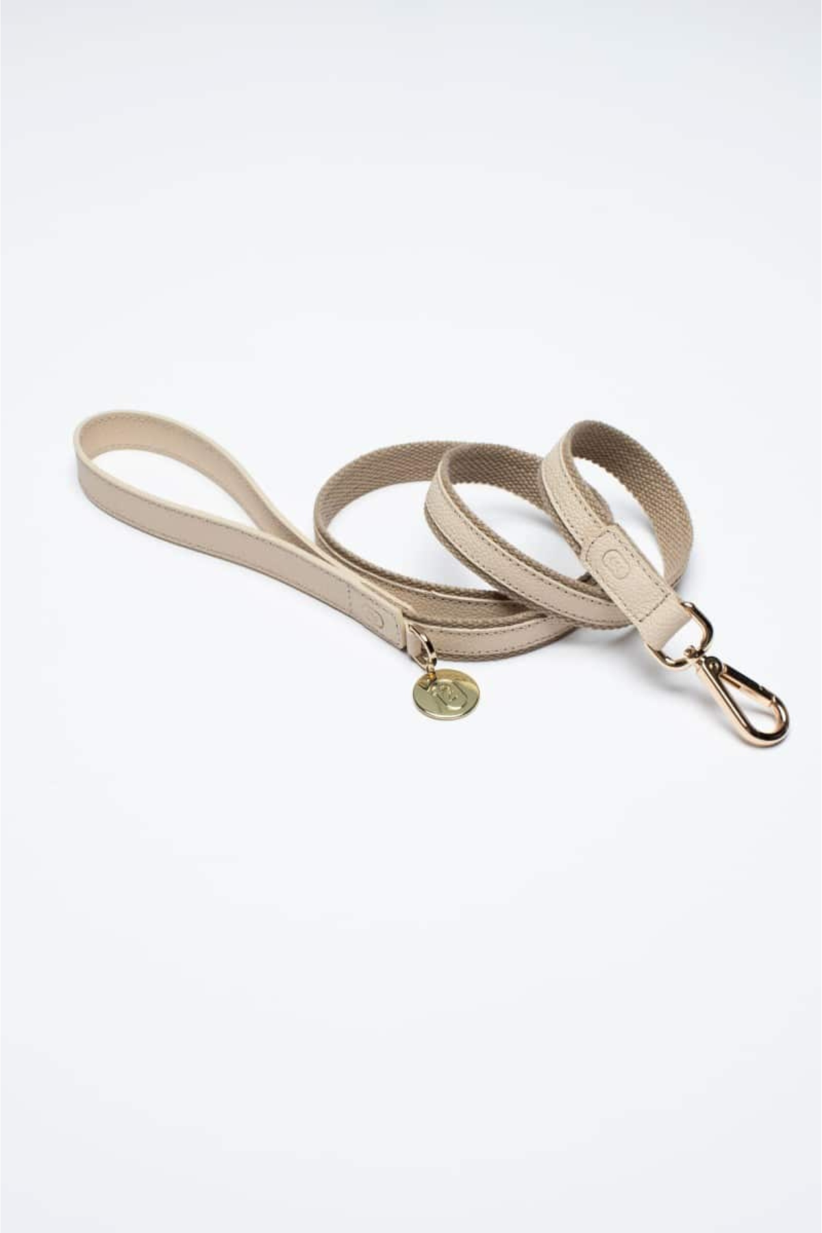 Pamuk&Deri Bej Gezdirme Kayışı
