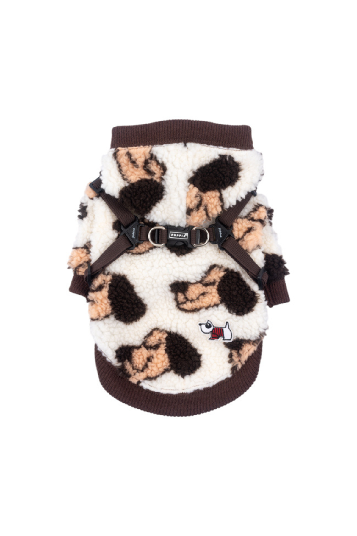 Puppia New York Max Polar Kapüşonlu Kazak - Kahverengi