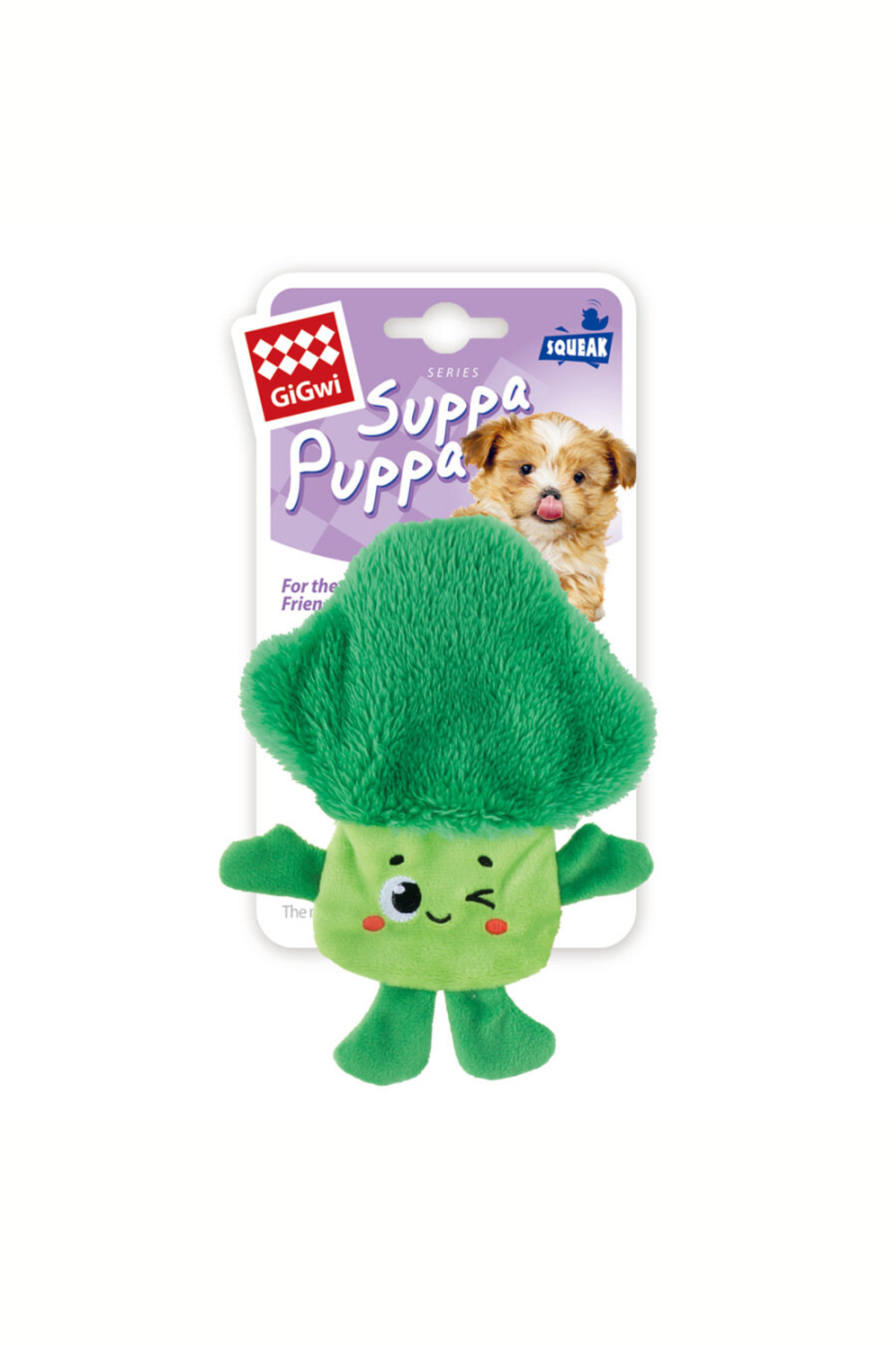 GiGwi Suppa Puppa Brokoli Sesli Köpek Oyuncağı