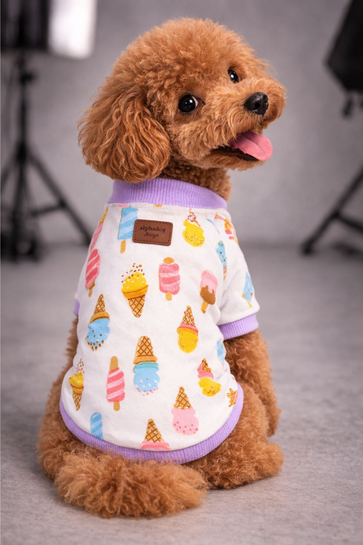 Alphadog Dondurmalı Köpek T-shirt