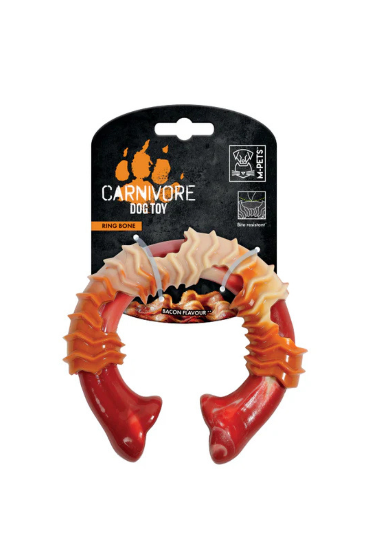 M-Pets Carnivore Dog Toy Ring Bone Pastırma Aromalı