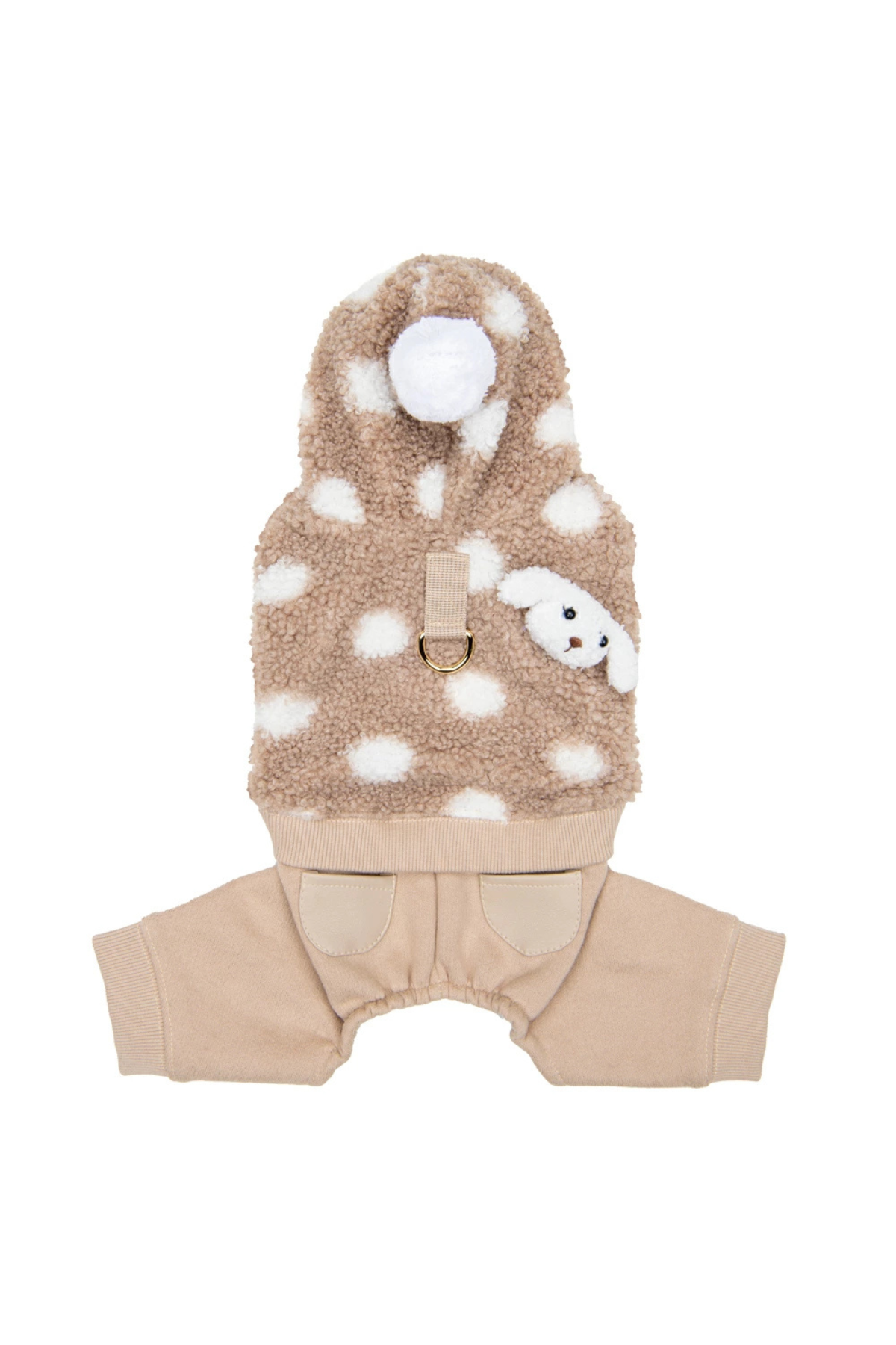 Pinkaholic New York Blaire Kukuletalı Kış Tulumu - Bej
