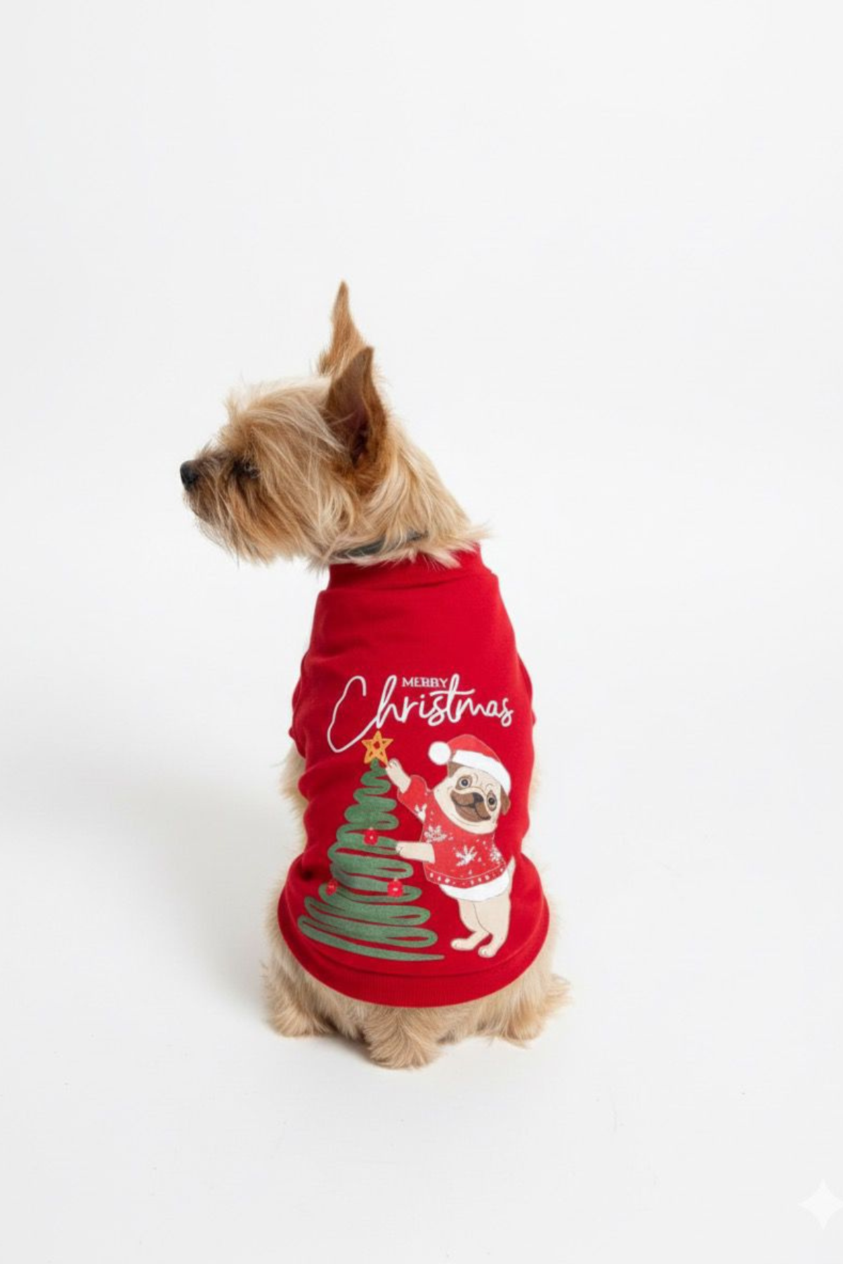 Doredog Merry Christmas Köpek Tshirt French