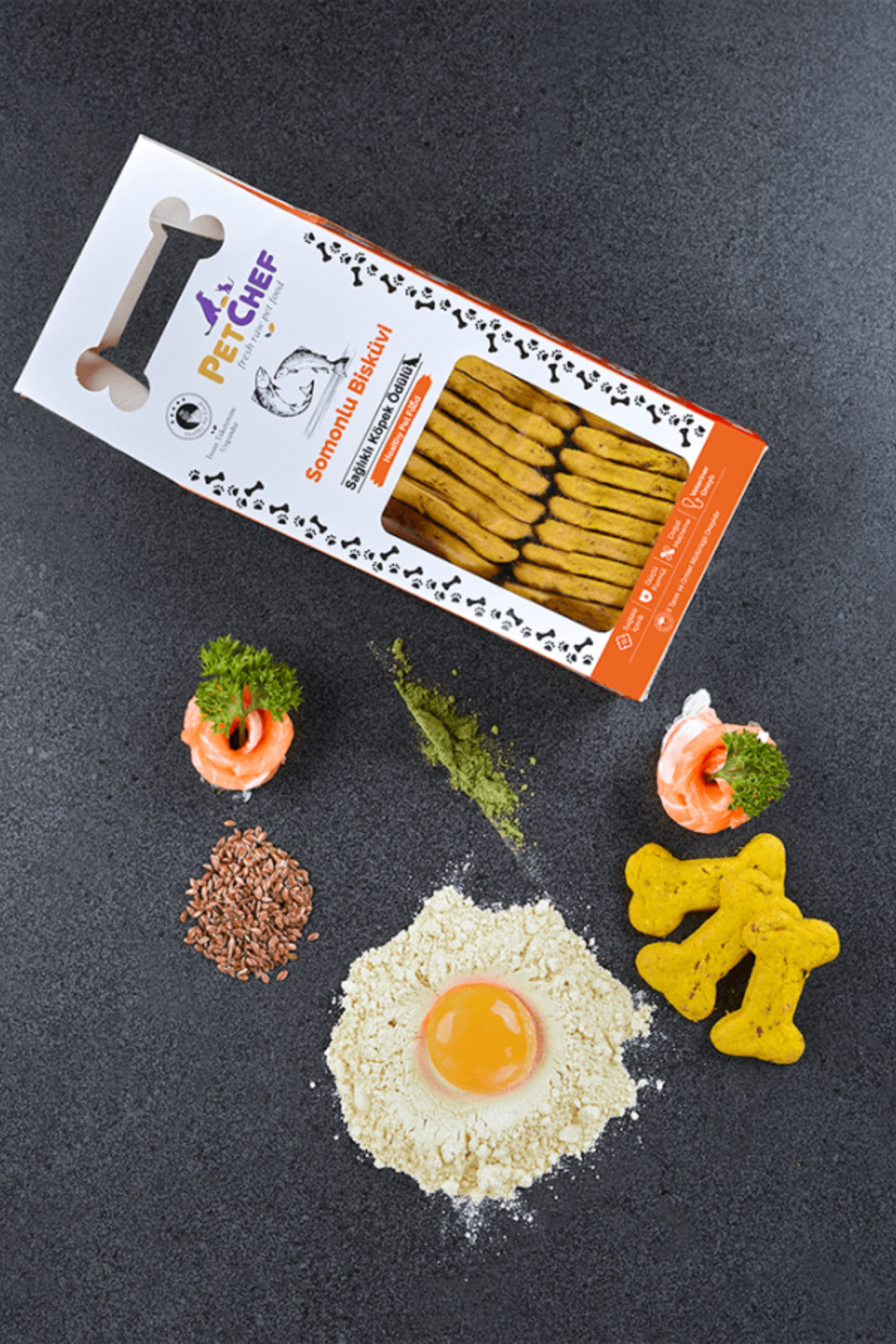 PetChef Dana Somonlu Köpek Bisküvisi