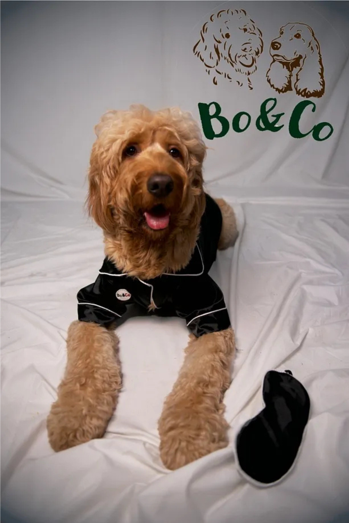 Bo&Co Siyah Saten Pijama