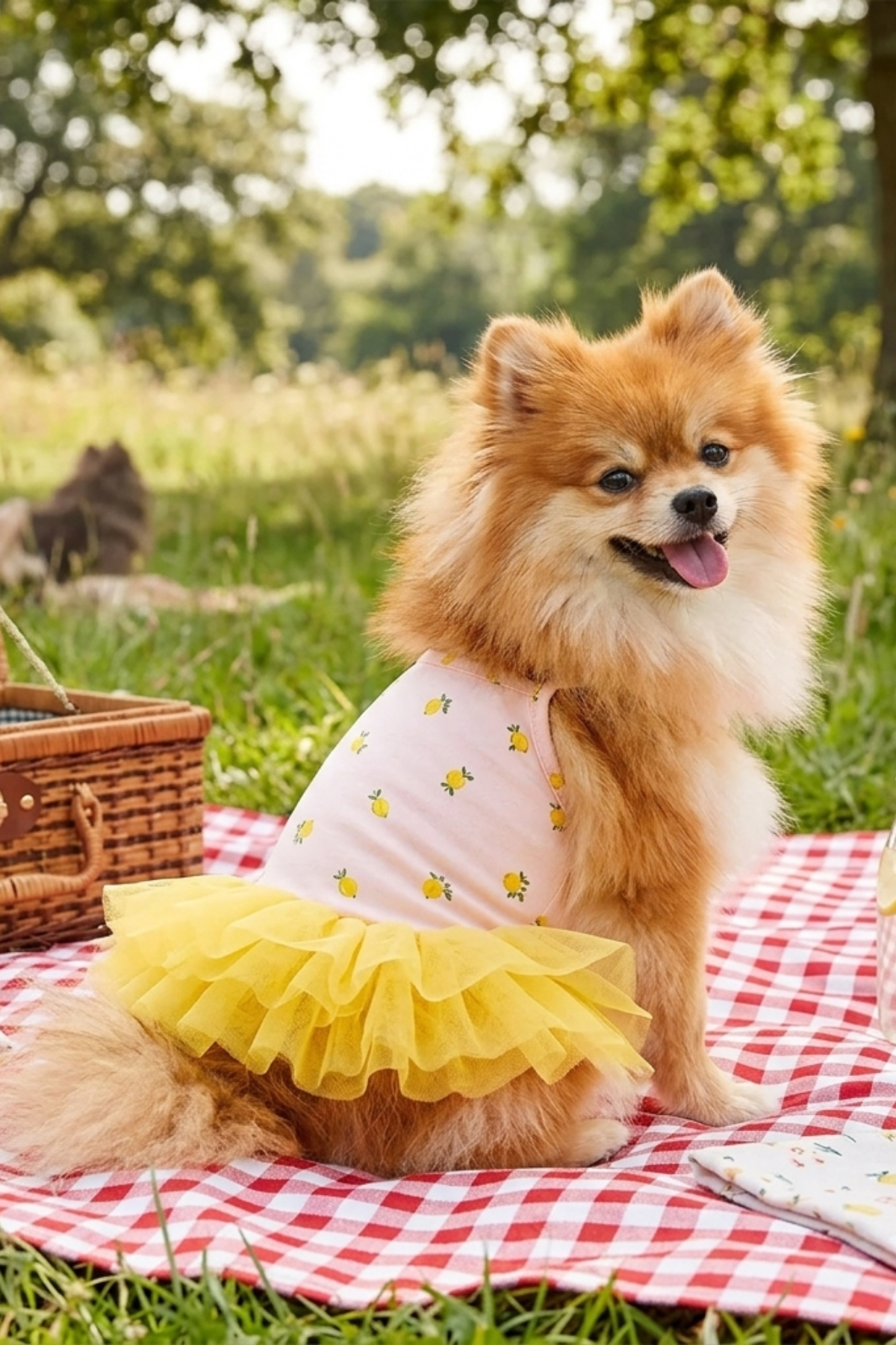 Gedyco Lumı Sarı Tütü Köpek Elbise
