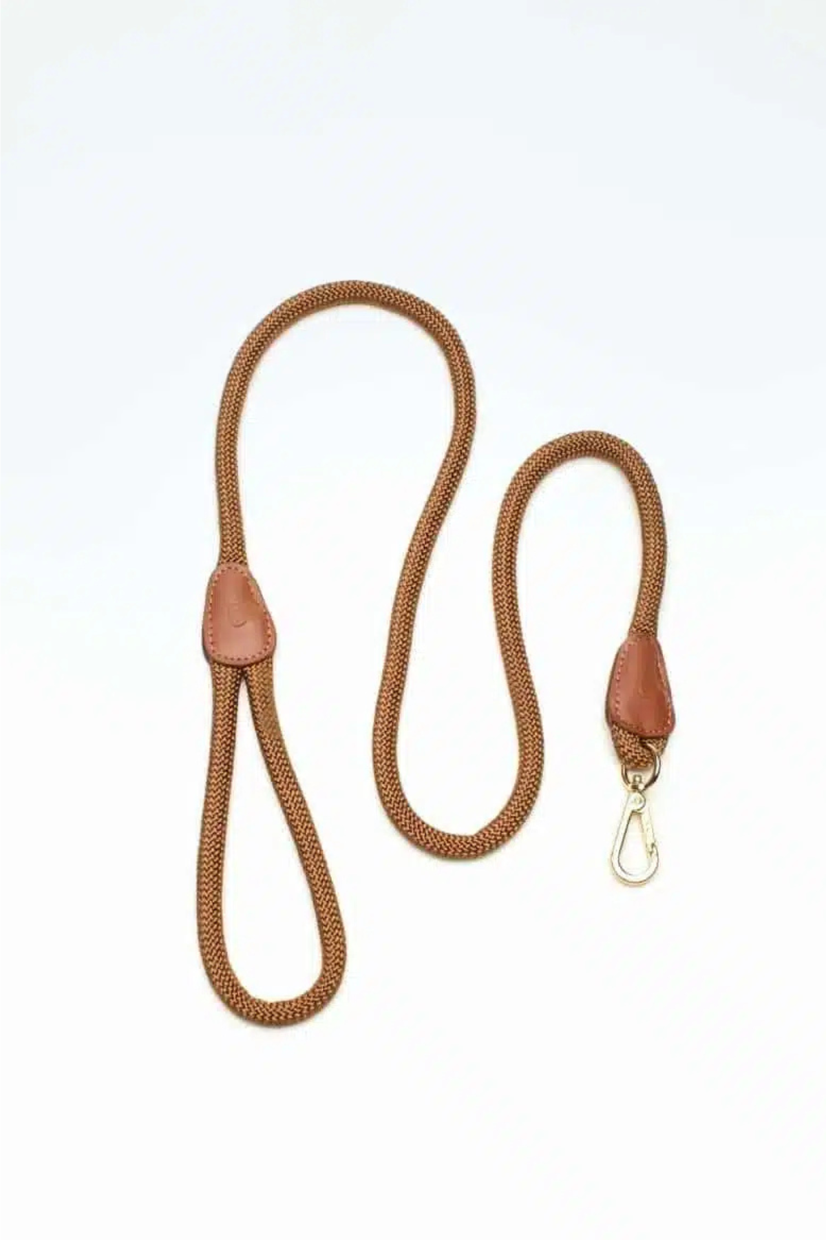 Zoe Pet Atelier Loop Köpek Gezdirme Kayışı Karamel Kahverengi