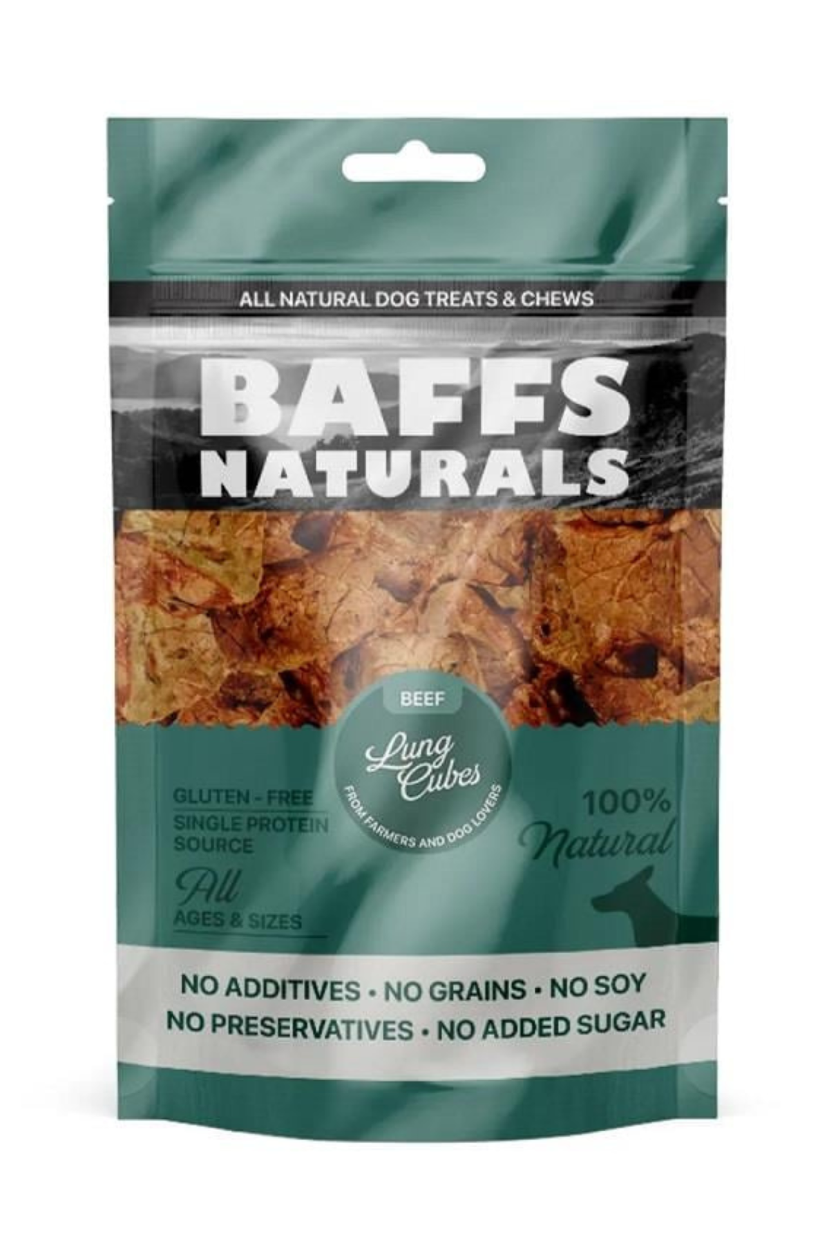 Baffs Naturals %100 Doğal Çiğnemelik Köpek Ödülü Dana Ciğer Küp