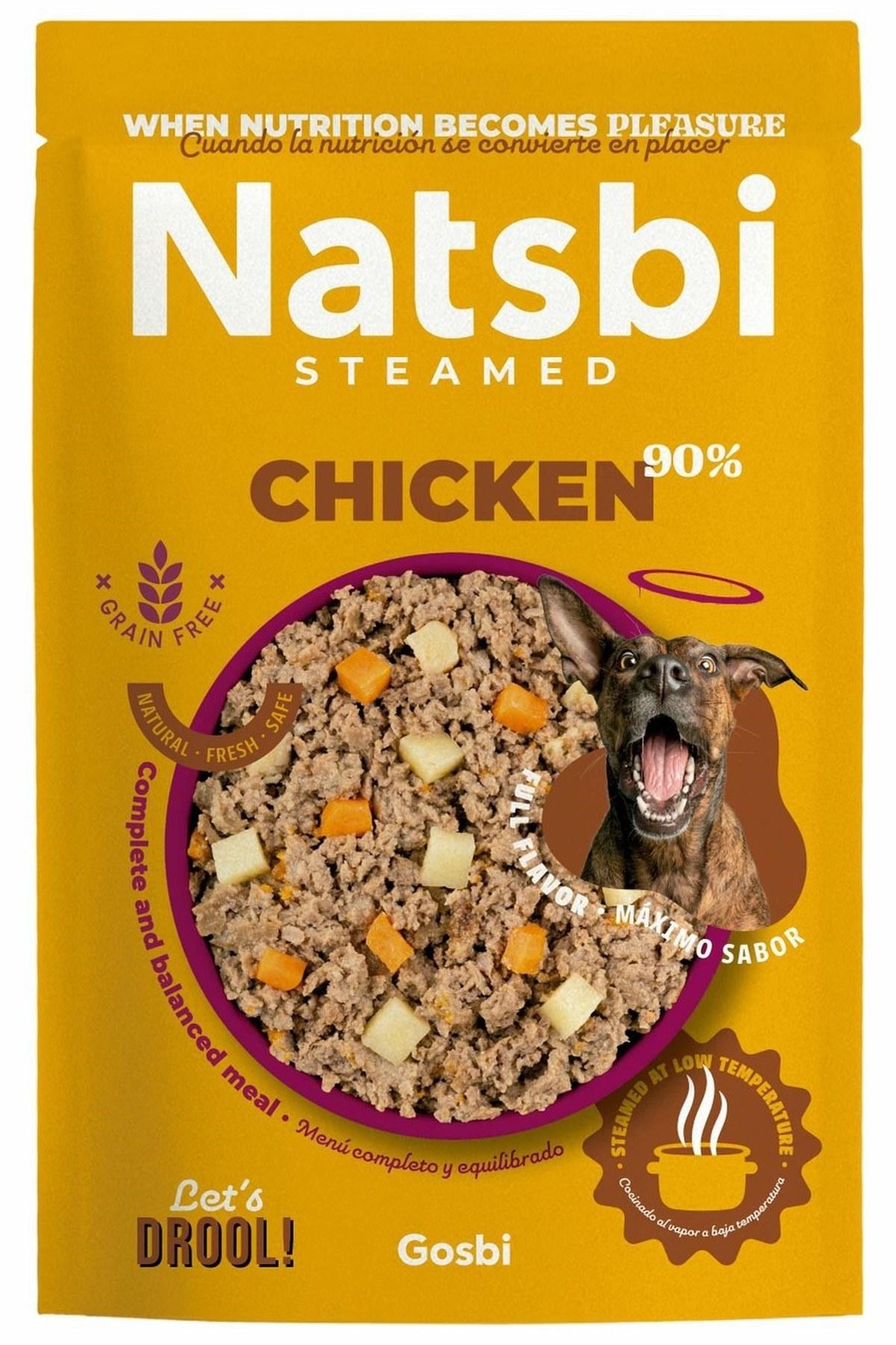 Natsbi Steamed Chicken Köpek Maması