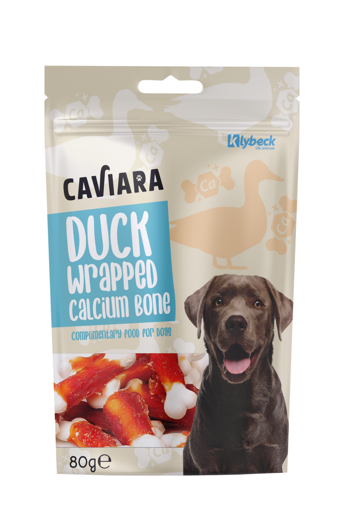 Cavira Ördek Etli Kalsiyum Kemik 80 gr Köpek Ödül Maması