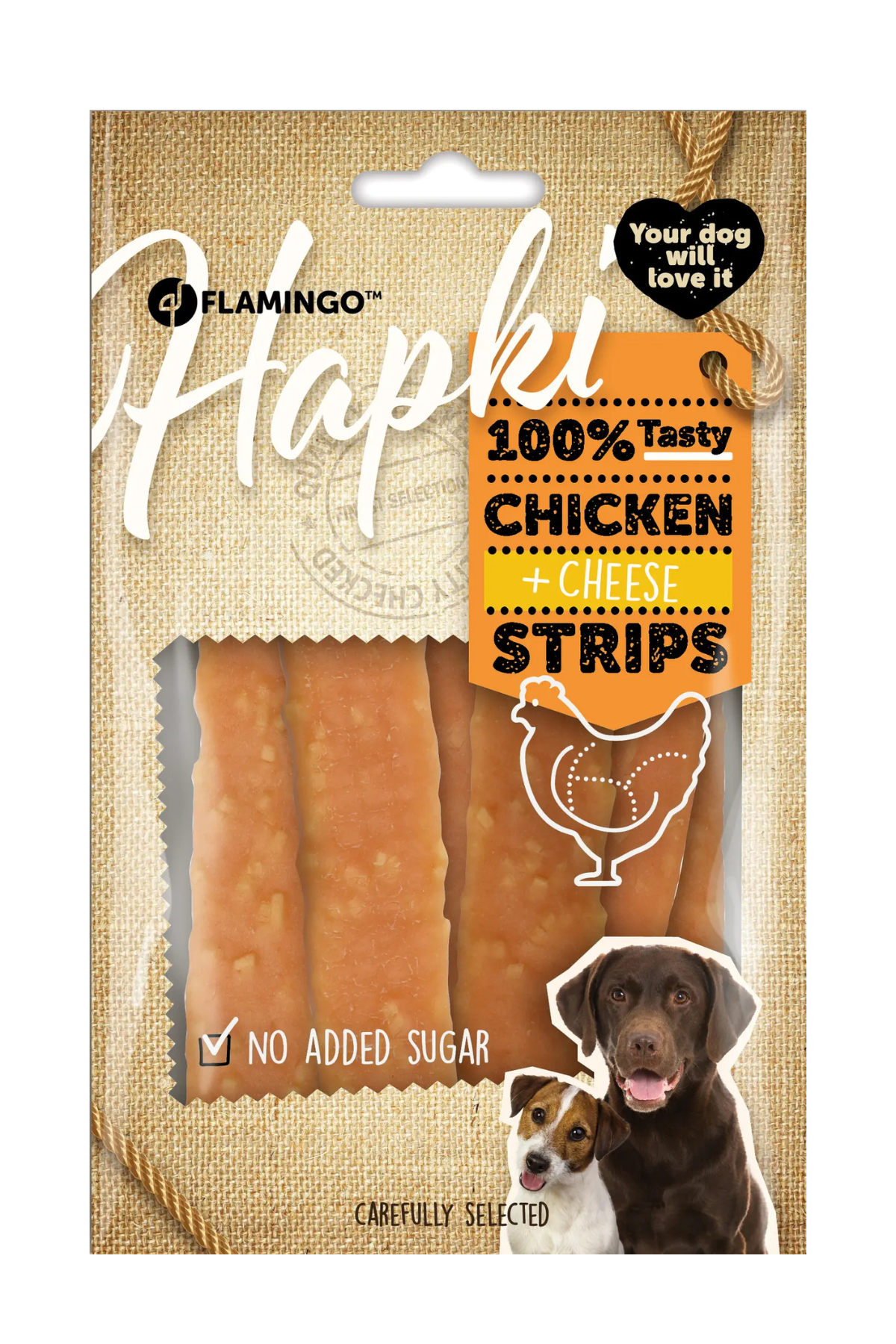  Flamingo Hapki Tavuklu ve Peynirli Köpek Ödül Maması 85GR	
