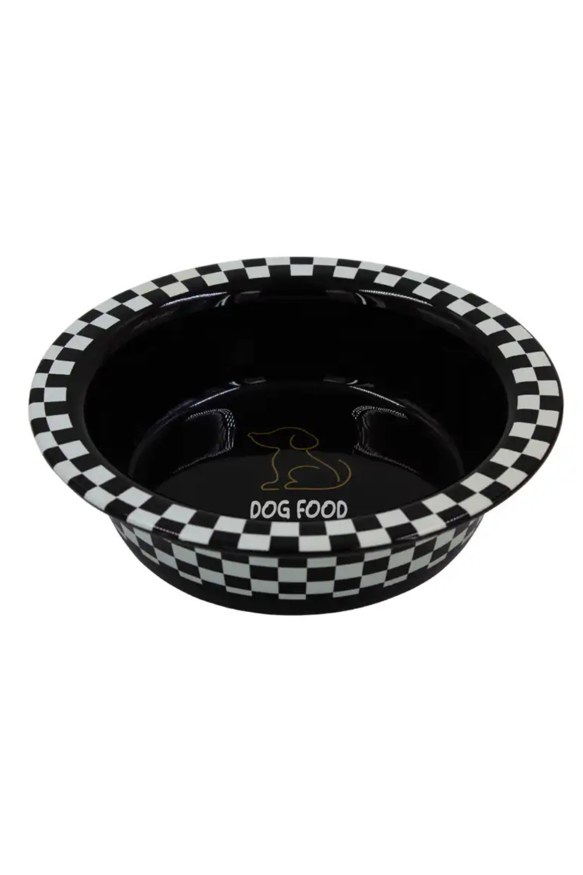 SİYAH SERAMİK MAMA KABI KÖPEK (520ML)