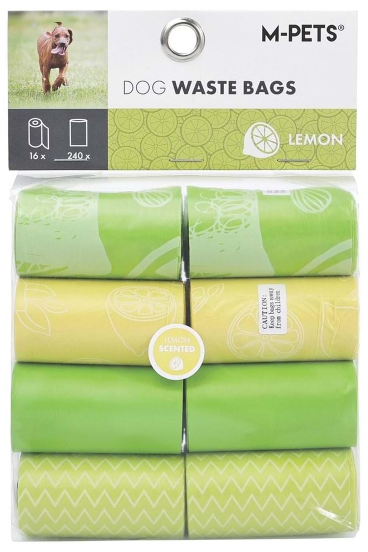 M-Pets Limon Kokulu Köpek Dışkı Poşeti