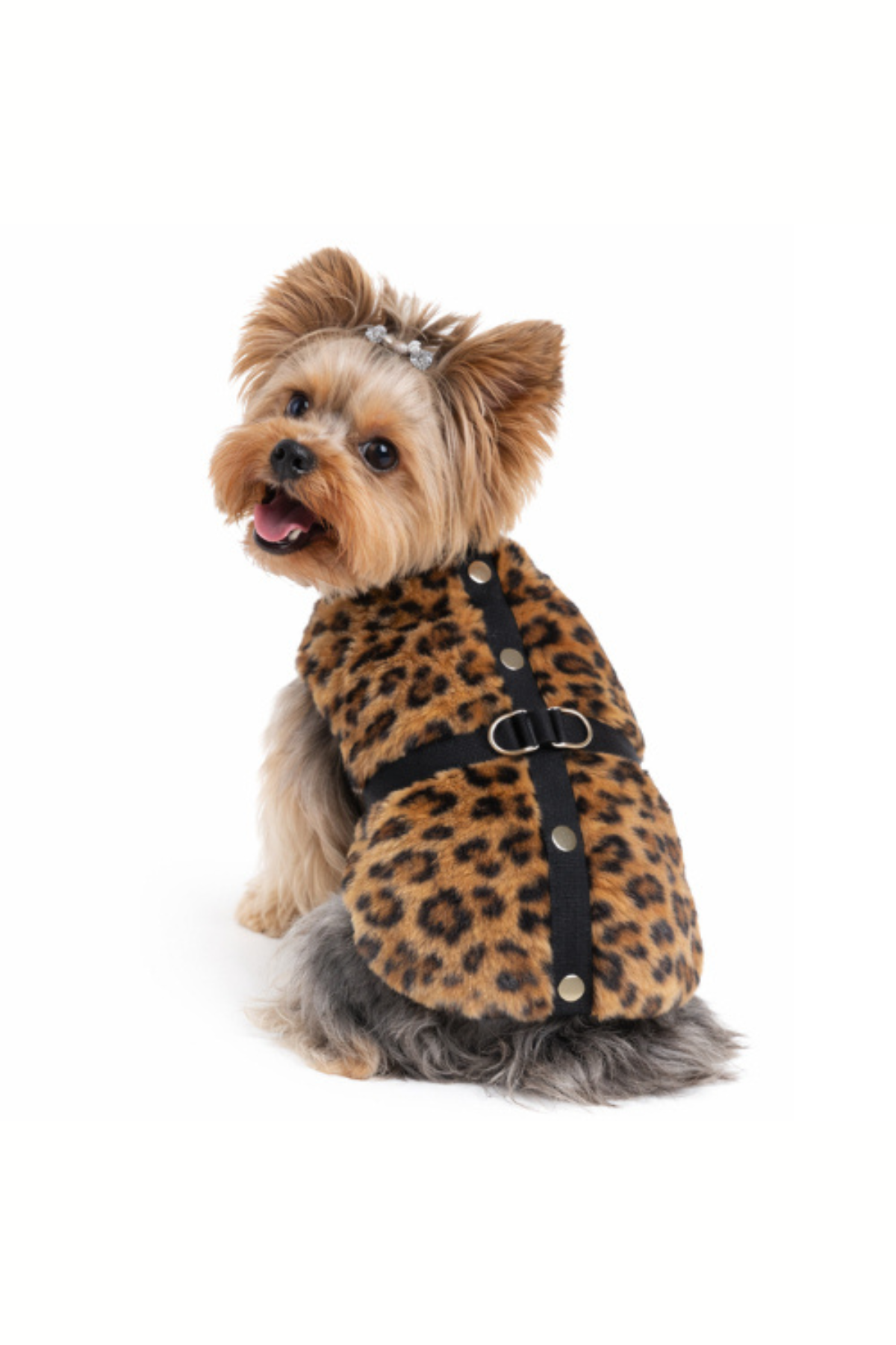 Gedyco Leopar Peluş Köpek Mont
