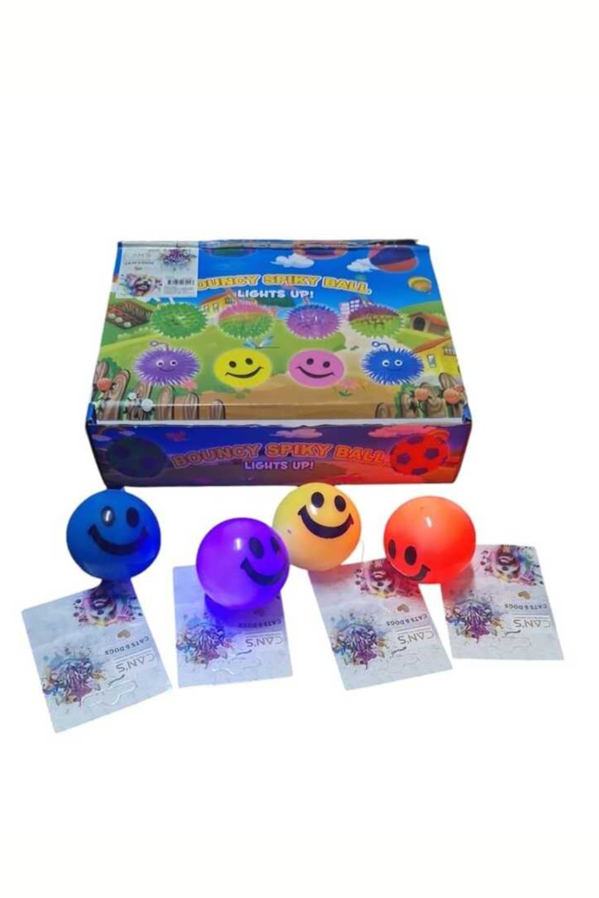 Can's Gülücüklü Işıklı Köpek Topu