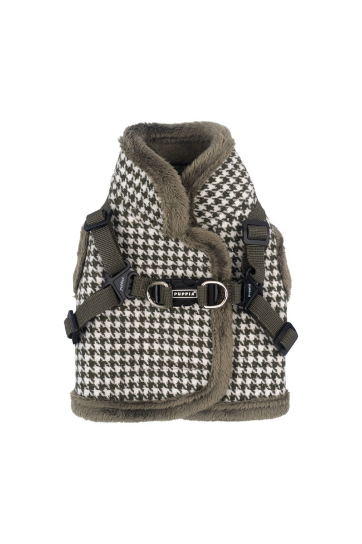 Puppia Chic Hound Harness V Köpek Göğüs Tasması Haki