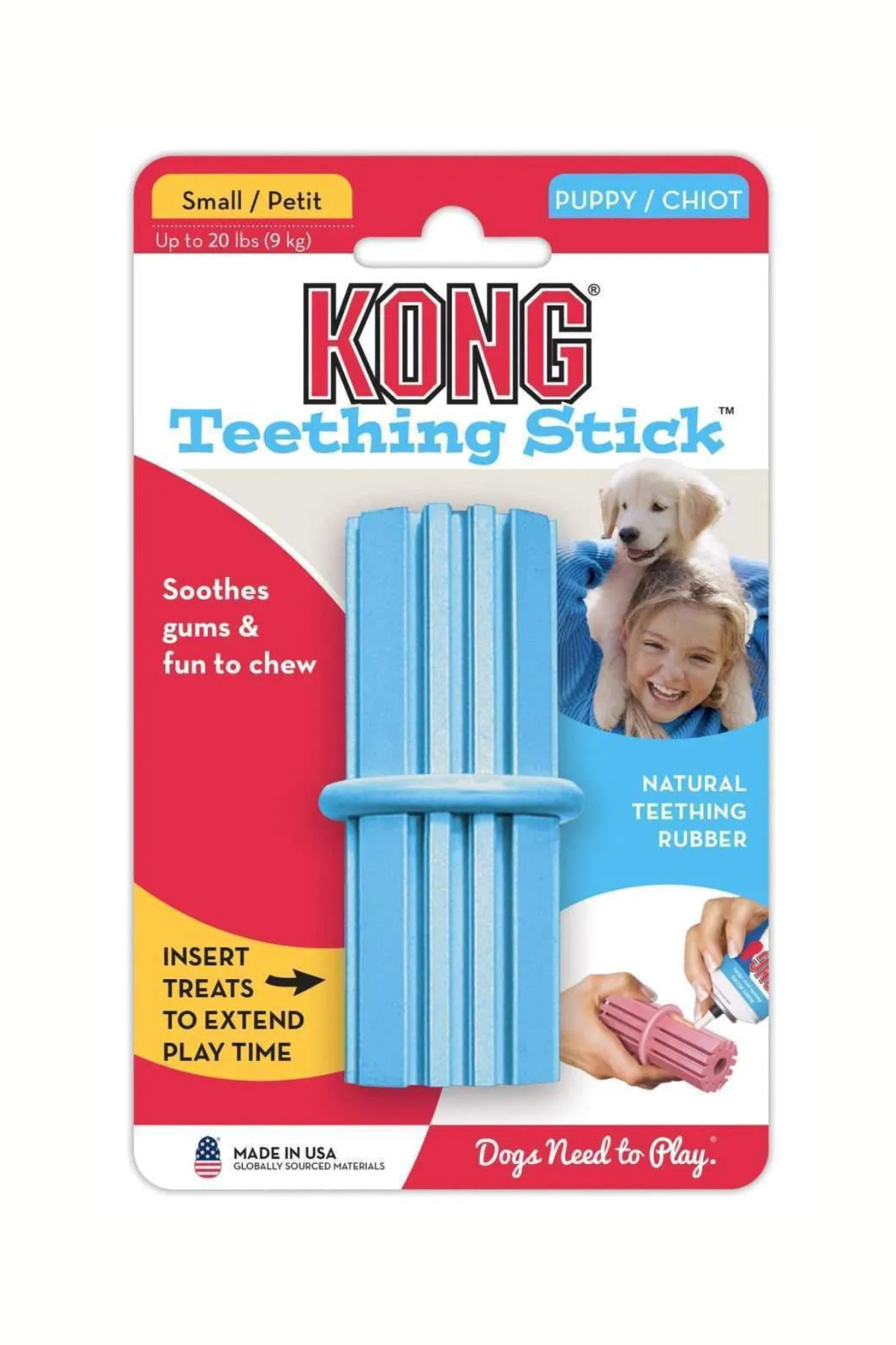 KONG Puppy Teething Stick Yavru Köpek Oyuncağı Small