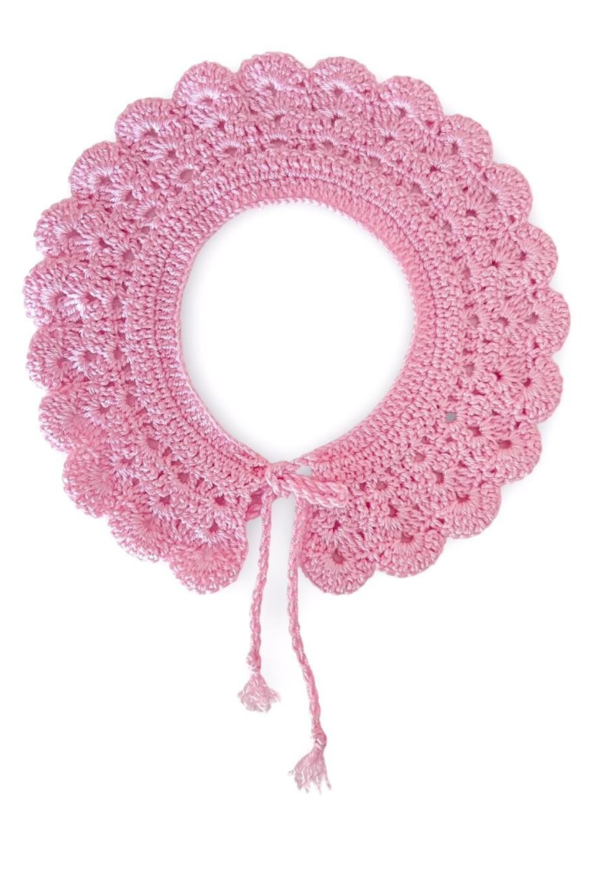 Lolidogs Pastel Örgü Köpek Yakalık Pembe